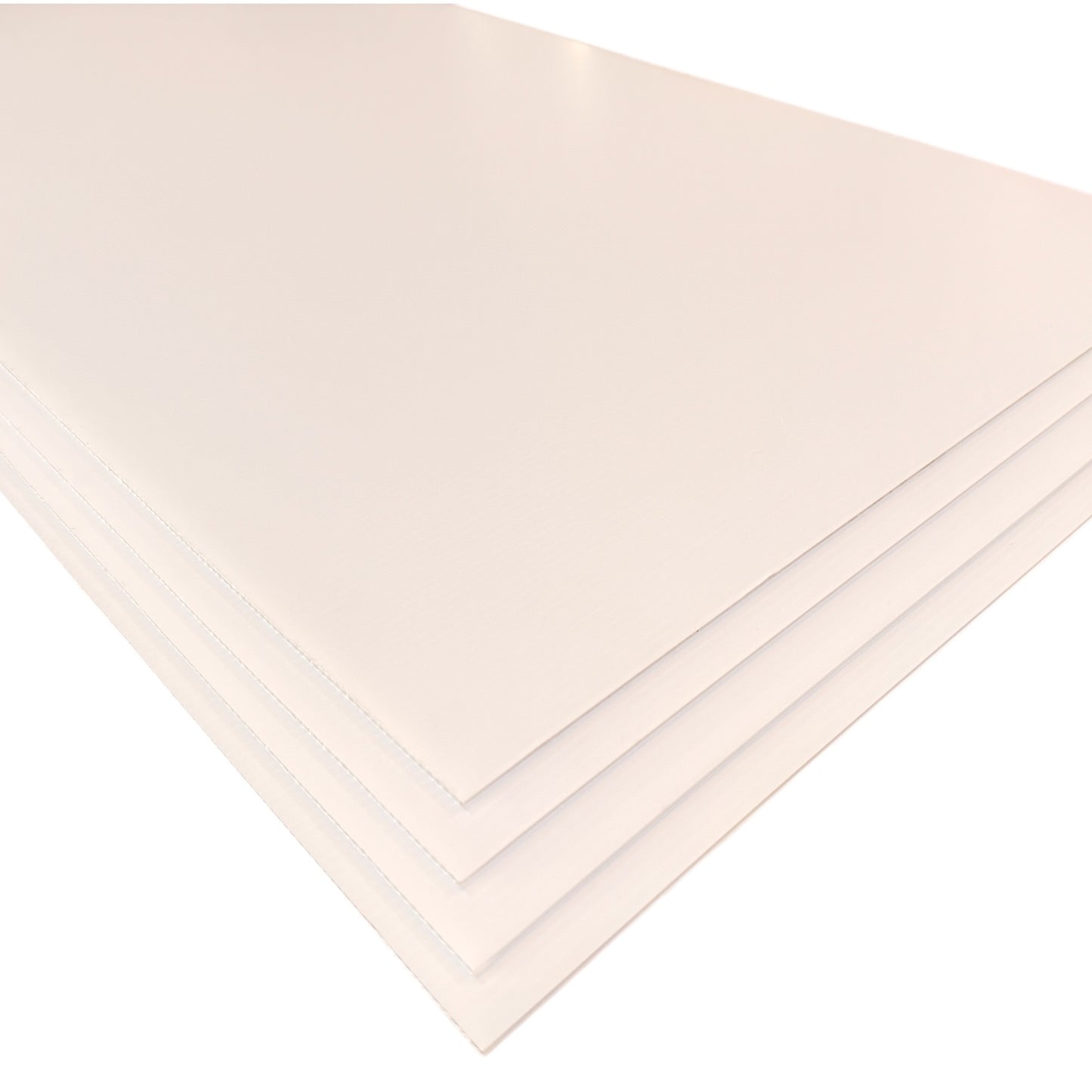 Coroplast Blanco 4 Láminas Plástico Corrugado
122x61 4m Dari