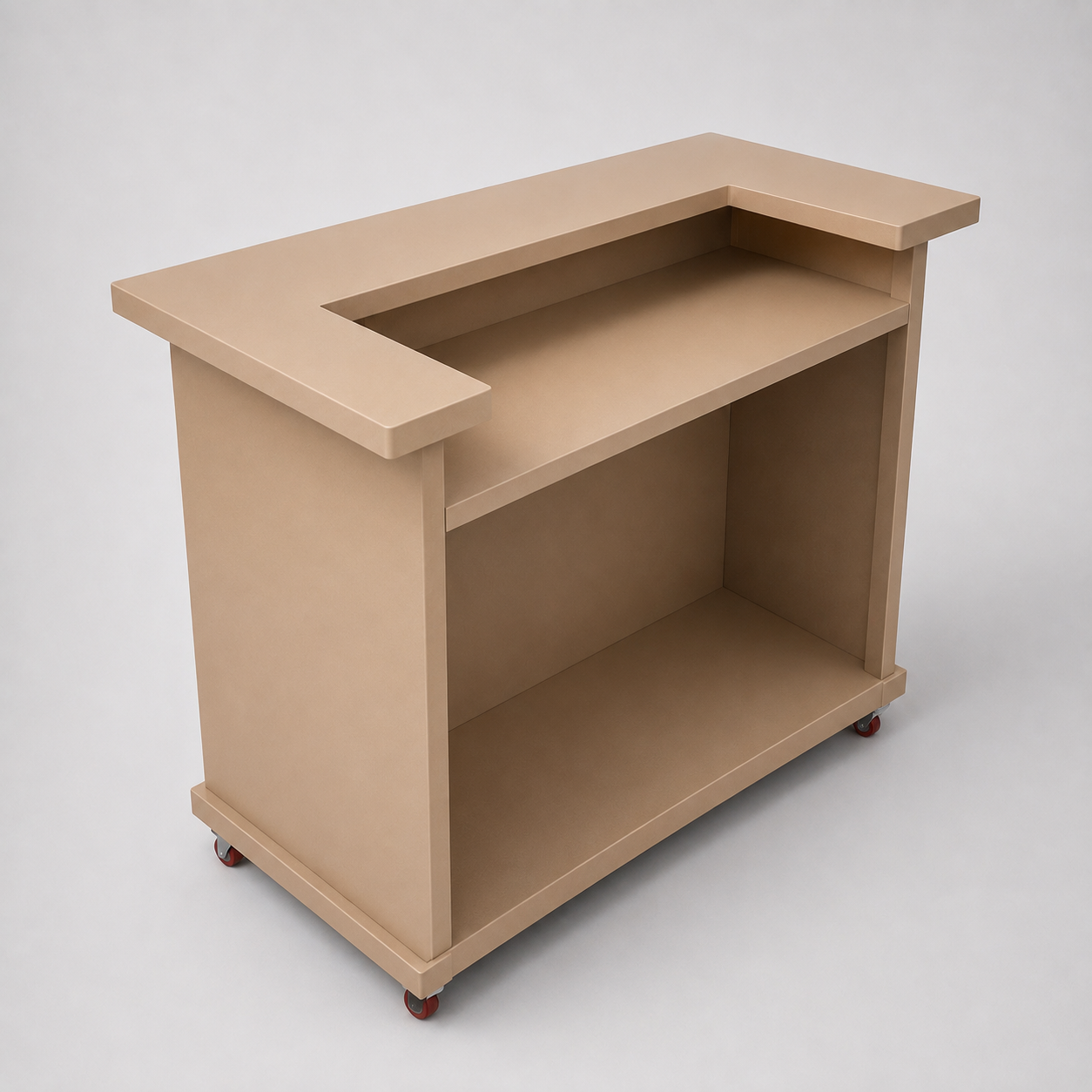 Barra de bebidas desarmable MDF natural