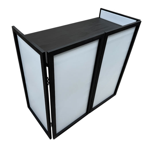 Cabina Dj Booth Mesa Dj Controladora Blanca Plegable