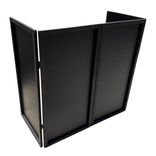 Cabina Dj Booth Mesa Dj Controladora Negra plegable