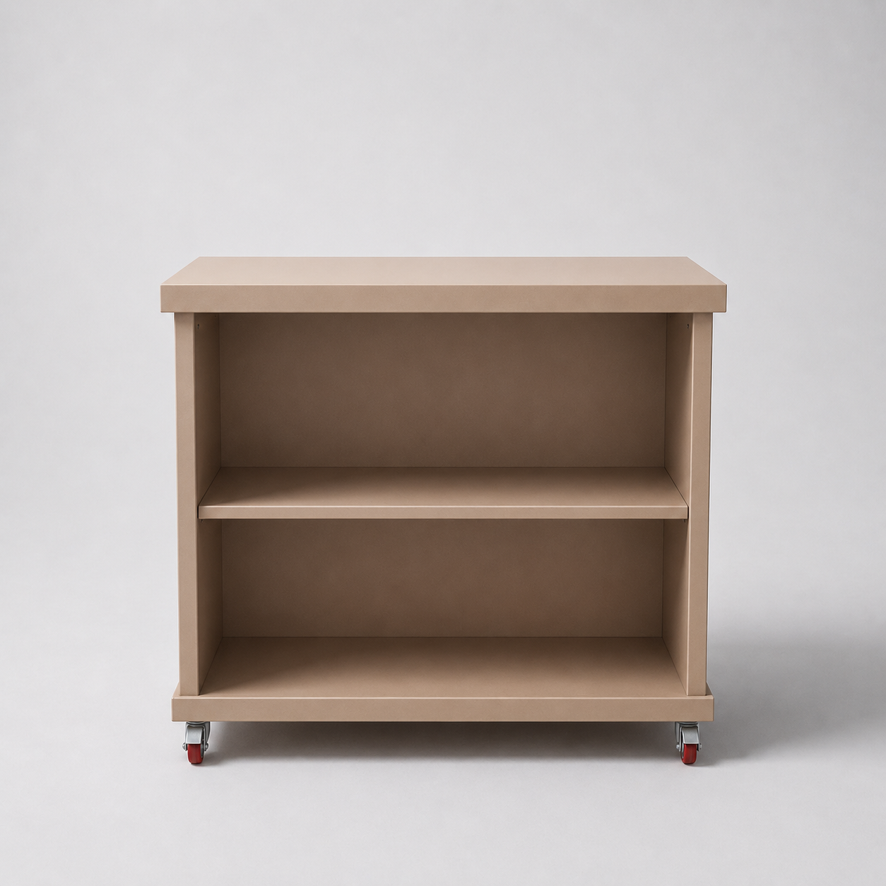 Carrito de snacks desarmable tapa lisa MDF natural